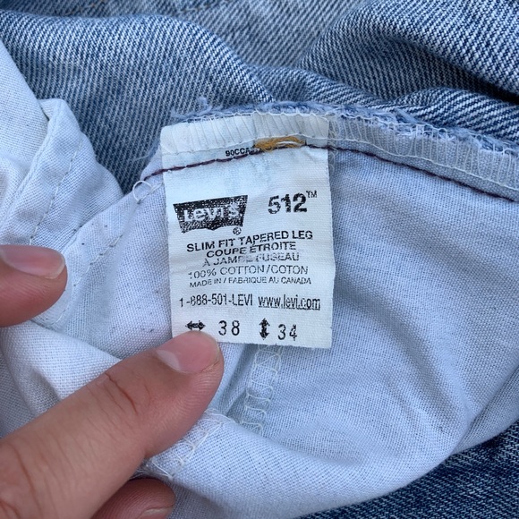 Vintage Made in Canada Levi’s 512 Jeans - Picture 7 of 11